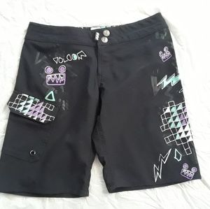 Volcom Shorts, Jr Size 1, Biking, Skateboarding